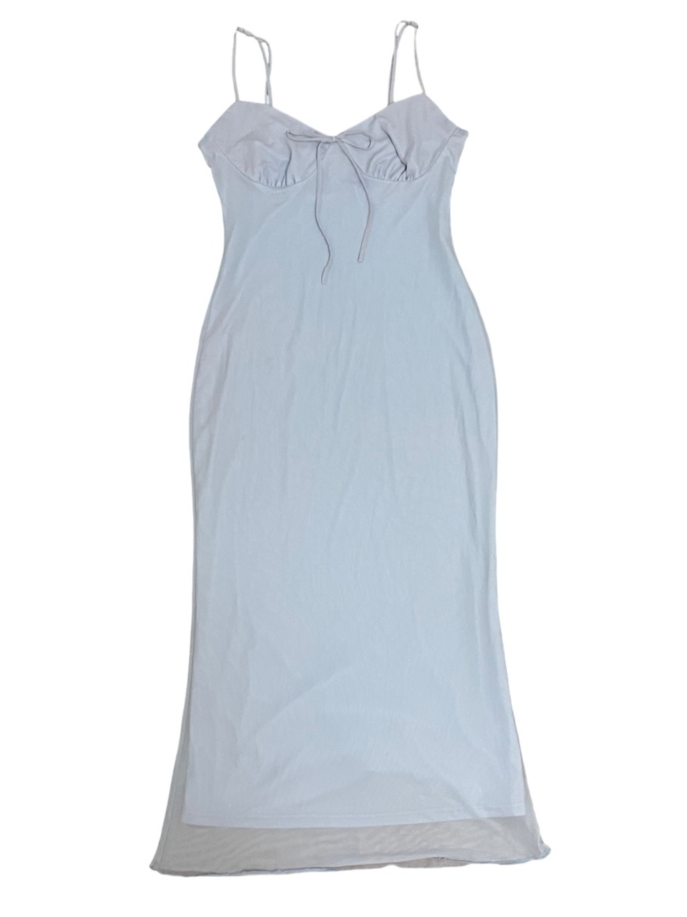Light Blue Maxi Slip Dress